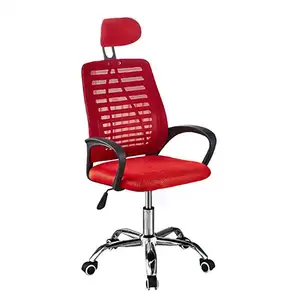 새로운 디자인 조절 가능한 요추 지지대가있는 인체공학적 조절 가능한 사무실 메쉬 의자-하이 백-조절 가능