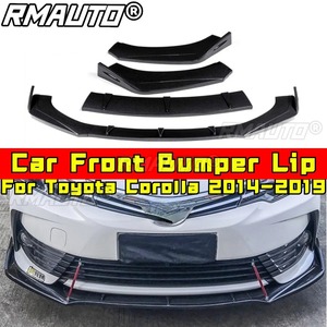 Car Front Bumper <b>Lip</b> Front Bumper <b>Splitter</b> Diffuser Bumper Guard Cover Body Kit For Toyota Corolla 2014-2019 Car Accessories - Product Image 2