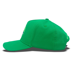 Casquette de baseball sportive 5 panneaux en coton brodé 100 % coton Tcap China, style streetwear, logo personnalisé, lettre, boucle ajustable argent/cuivre - Product Image 3