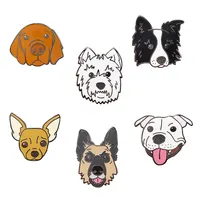 Pinos de esmalte para cachorro, pinos de esmalte personalizados, personalizados, fábrica direta