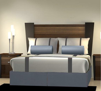 Ensemble de canapés pour hall d'hôtel Moyexo en tissu et panneaux de bois modernes, avec couleur et taille personnalisables, mobilier commercial modèle Hotel8