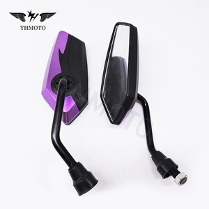 Rétroviseur de moto YHMOTO, rétroviseur latéral universel, accessoires moto pour Kawasaki Z750 Z800 KLX250 - Product Image 6