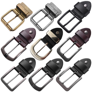 Herenlegering geplateerde draaibare gesp broekriemkopconnector accessoires model 26020729 - Product Image 1