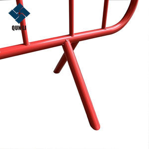 Applicazioni di sicurezza della barriera di controllo della folla barricata di sicurezza del cantiere con rivestimento temporaneo in polvere in acciaio zincato - Product Image 5