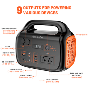 สถานีพลังงานแบบพกพา1000W ชาร์จได้เครื่องกำเนิดไฟฟ้าพลังงานแสงอาทิตย์เก็บพลังงานแบบพกพาสถานีไฟฟ้า1000W - Product Image 2