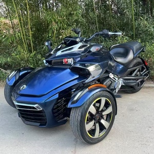 รถมอเตอร์ไซค์ Can-<span class=keywords><strong>Am</strong></span> Spyder Factory Limited Dark พร้อมไซด์คาร์แบบปิดสำหรับผู้โดยสาร - Product Image 1