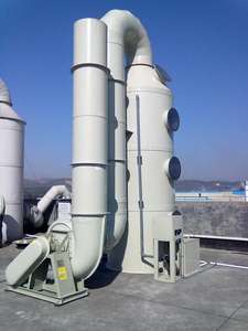 بخاخ تنقية الغاز الحيوي من البولي بروبلين frp ، سعر برج الغسيل الرطب لماكينة التخلص من غاز المرسب والدخان - Product Image 3