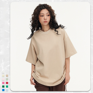 Fabricant de t-shirts MT2669, vente en gros, t-shirts personnalisés en coton lourd 350 g/m², 100 % coton, pour hommes, t-shirts surdimensionnés, t-shirts Hombre - Product Image 3