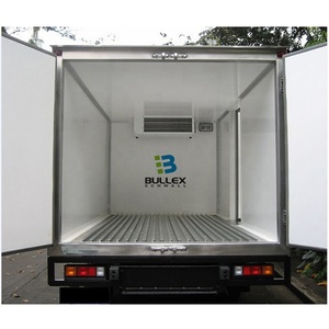 2023 toute nouvelle cabine de signal 3.5 tonnes corps de camion en fibre de verre poulet congelé camionnette réfrigérée camions à plaque froide à vendre - Product Image 3