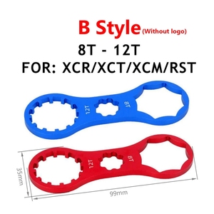 Herramienta de Reparación de Horquilla Delantera de Bicicleta de Aluminio RISK para SR <span class=keywords><strong>Suntour</strong></span> <span class=keywords><strong>XCR</strong></span>/XCT/XCM/RST MTB, Llave para Tapas de Horquilla Delantera, Herramientas de Desmontaje - Product Image 5