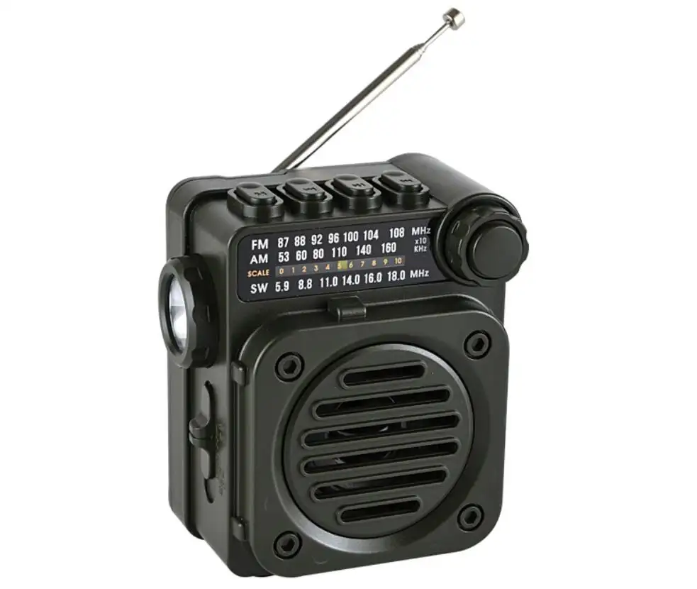 Pasokan Cina Harga Murah Portabel Vintage FM AM SW Radio Multifungsi dengan Lampu Led M7BT