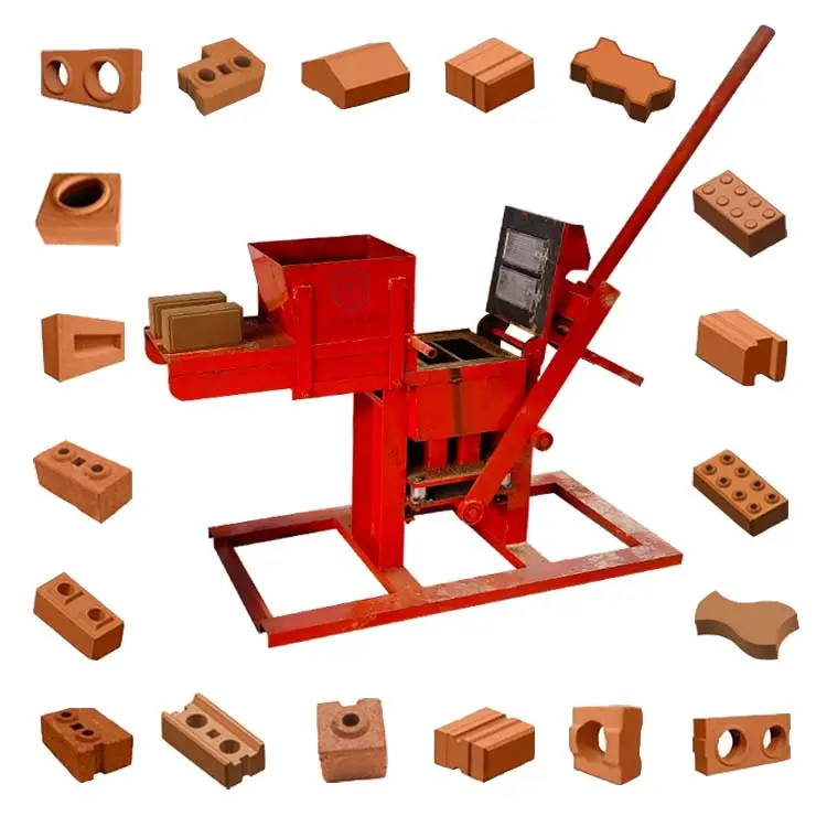 Máquina para fazer blocos ocos de argila personalizados para moldes de tijolos, máquinas pequenas para tijolos de solo