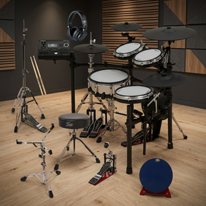 BEST NEW EU TD-50KV2 Electric Industrial V-<b>Drum</b> Set Acrylic Drumheads DIY ODM Customizable <b>Plastic</b> Construction USB-MIDI Double - Product Image 3