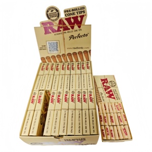 RAW Perfecto Cone Tips Authentic Original Fibers Paper Smoking Accessories 21capsules/<b>small</b> box 20small <b>boxes</b>/display <b>boxes</b> - Product Image 5