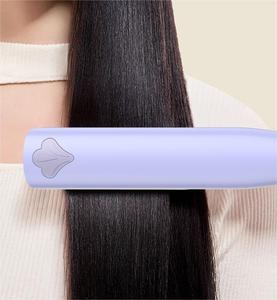 Plancha de pelo plana digital personalizada, plancha de cerámica eléctrica, control de temperatura inteligente, 2 y 1 alisador de ondas, venta al por mayor - Product Image 2