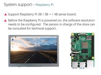 Módulo de Pantalla LCD TFT IPS de 4.3 Pulgadas con Entrada de Video Digital HD e Interfaces Micro USB para Raspberry Pi, Resolución 800x480
