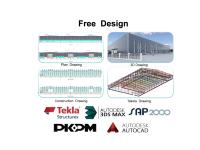 Almacén Industrial Modelo WAREHOUSE, Estructura de Acero Moderna Resistente a Explosiones, Certificado CE, Kit Prefabricado Completo, Construcción Rápida