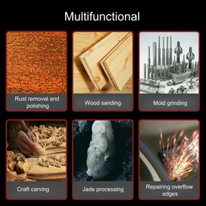 Микроугловая шлифовальная машина для гравировки по мрамору, граниту, камню, резки, шлифовки, резьбы, очистки швов плитки и керамогранита - Product Image 6