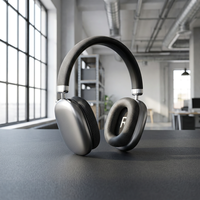 Headphone Olahraga Nirkabel Peredam Kebisingan Terlaris Pro Max dengan Logo Eropa dan Amerika untuk Headphone Over-ear