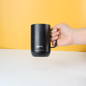Controllo della temperatura tazza nera intelligente 4hr durata della batteria 14oz tazza da <span class=keywords><strong>caffè</strong></span> riscaldata intelligente controllo della temperatura tazza da <span class=keywords><strong>caffè</strong></span> in ceramica - Product Image 2