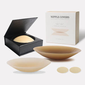 Couvre-mamelons en silicone auto-adhésifs de qualité médicale, réutilisables, opaques, invisibles, pour femmes, taille et logo personnalisés - Product Image 5