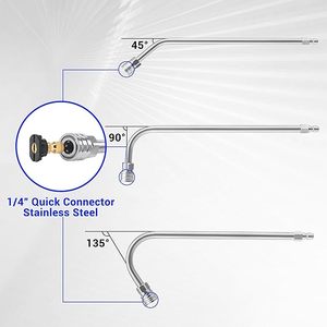 Phun xà phòng bọt chai áp lực máy giặt bọt pháo với 3 Đũa góc khác nhau - Product Image 2
