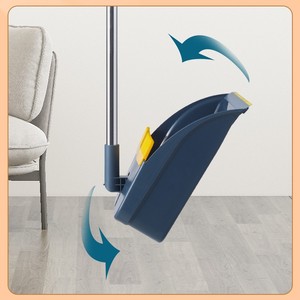 Broom And Dustpan Set Steel Handle Ergonomic Design For Home Cleaning - Product Image 3