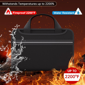 Accordion <strong>File</strong> Organizer Fireproof Expanding <strong>File</strong> Folder With Zipper Portable Important Document Organizer Folders For Office - Product Image 2