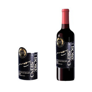 Etiquetas de Vino Personalizadas al por Mayor, Color Rojo, Estilo Indio, Etiquetas Clásicas Negras para <span class=keywords><strong>Whisky</strong></span> y Vino - Product Image 2