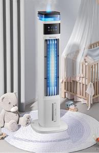 Refroidisseur d'air de brouillard de flamme bleue avec réservoir d'eau de 4L et veilleuse d'humidification de <span class=keywords><strong>ventilateur</strong></span> de tour de refroidissement à 3 vitesses pour l'application d'hôtel - Product Image 3