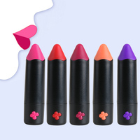 Leistungsstarker Bullet-Vibrator Erotikspielzeug für Erwachsene Silikon Austauschbarer Vibrations-Lippenstift Mini-Vibrator Sexspielzeug für Frauen