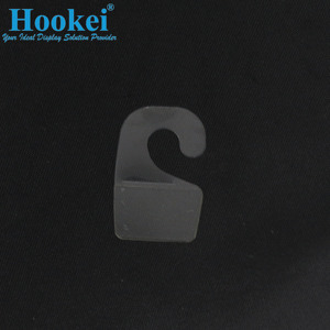Hookei <b>Transparent</b> Plastic hang tabs hanging tabs With Curved Design For Display Use - Product Image 3
