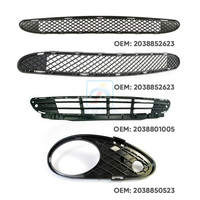 Pour Mercedes Benz W203 Grille latérale inférieure du pare-chocs avant, couvercle de l'air de circulation, couvercle de phare antibrouillard C