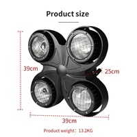 Projecteur LED COB 2-en-1 étanche 400W à 4 yeux pour extérieur, prix usine