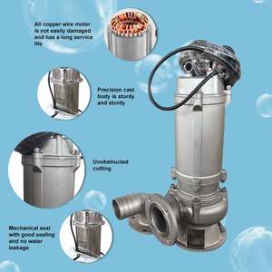 Bomba Sumergible para Drenaje de Lodos de 2hp, Bomba de Succión de Arena y Lodos, Bomba de Agua de Mar y Aguas Residuales - Product Image 3