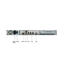 Serveur de stockage distribué en rack 1U, 4 disques durs 3,5 pouces et 2 SSD 2,5 pouces, 1 emplacement SSD M.2, processeur Intel Xeon E2100