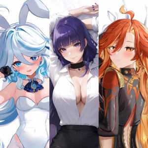 หมอนหนุนร่างกายสำหรับผู้ใหญ่พิมพ์ลายการ์ตูน <span class=keywords><strong>Kurumi</strong></span> tokisaki dakimakura สาวเซ็กซี่ญี่ปุ่น - Product Image 2