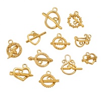 12 Style OT fin fermoirs en acier inoxydable fermoir à bascule barre en métal anneau fermoir à bascule pour collier Bracelet