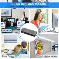 Mini PC Stick de gama alta Gigabit LAN T6 Pro Gemini Lake J4125 6GB RAM DDR4 128GB EMMC W 10 Computer Stick Mini PC