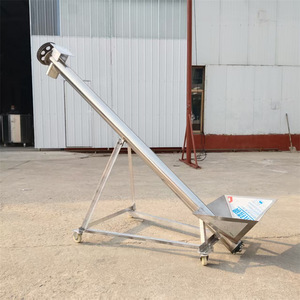 Transportador Espiral Inclinado de Acero Inoxidable de 5.5 Kw Antiestático para Manipulación de Polvo - Product Image 2