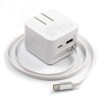 Chargeur HNT GaN avec câble rétractable de 70 cm, chargeur rapide 40W, câble USB Type C, PD3.0 QC4.0, chargeur rapide 3 en 1 pour iPhone 16 15