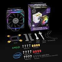 Lovingcool ARGB 120mm 4Pin PWM ventilateurs CPU refroidissement 6 caloducs radiateur PC CPU refroidisseur ventilateur de jeu Intel Lga 1700 1151 AM4