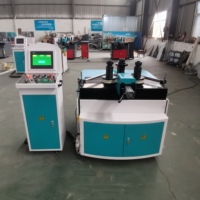 Máquina dobladora de rollos CNC de 4 ejes para máquina dobladora de arco de perfil de aluminio para puerta de ventana upvc