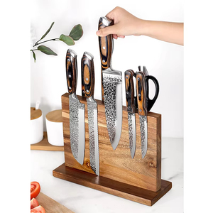 Soporte Magnético de Doble Cara para Cuchillos, de Madera Sólida, con Forma de Barra, para Almacenamiento de Utensilios de Cocina, Venta al Por Mayor, Alta Calidad - Product Image 4