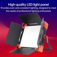 Panneau lumineux LED JIXIO K600S pour photographie, CRI élevé, CCT réglable, lumière d'appoint douce, portable, télécommande, vidéo en direct
