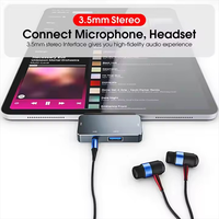 USB-C Hub 4-in-1 mit HD 4K 30Hz, 3.5 Audio AUX, PD100W Aufladen, USB 3.0 Port für PAD/Telefon/Laptop Typ-C Hub auf Lager