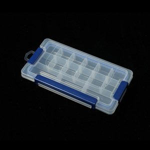Transparent Plastic <b>Storage</b> <b>Box</b> 15 Compartments With Lid For Jewelry Toys Nail Art Organizing Rectangle Shape - Product Image 2