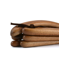 Ensemble de 6 ustensiles de cuisine en bois d'acacia, accessoires de cuisine pour une utilisation en cuisine