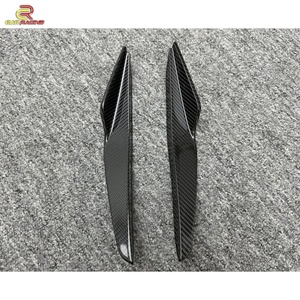 ชุดแต่งคาร์บอนไฟเบอร์แบบแห้งเงา PT Style สำหรับกันชนหน้ารถยนต์ Lamborghini Huracan EVO ชุดแต่งตัวถังรถยนต์ อะไหล่รถยนต์ - Product Image 5