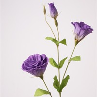 Fleurs artificielles Eustoma Lisianthus au toucher réel, fleurs de campanule hydratantes, fleurs artificielles de gentiane de prairie pour la décoration d'événements